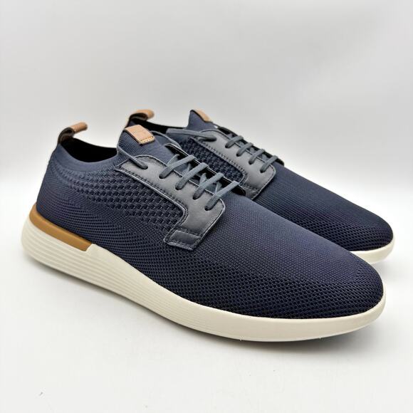 Wolf & Shepherd Mens Swiftknit Derby Sneakers US 6 EU 39 Navy Knit NIB - Picture 5 of 12